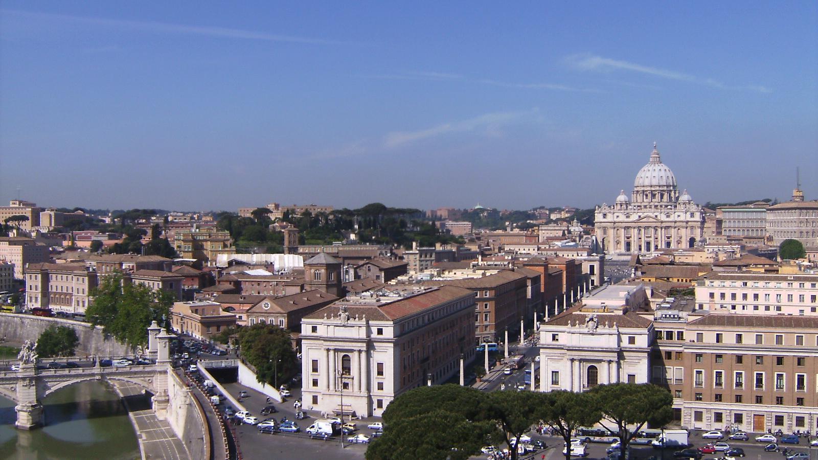 Rom Stadtansicht mit Petersdom