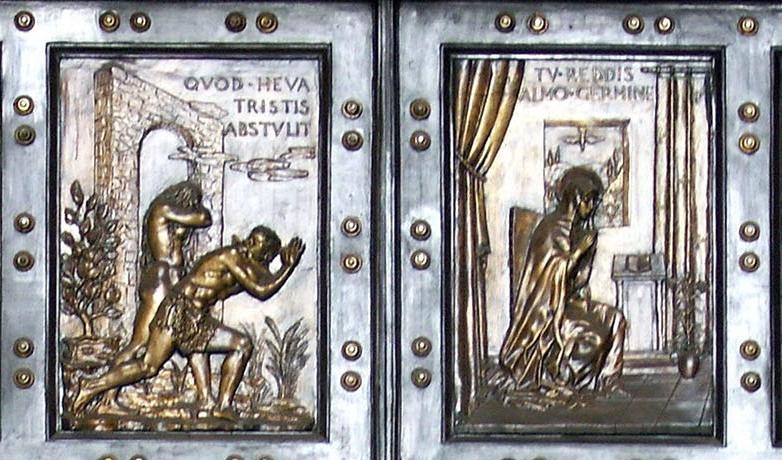 Heilige Pforte Petersdom Rom