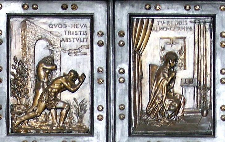 Heilige Pforte Petersdom Rom