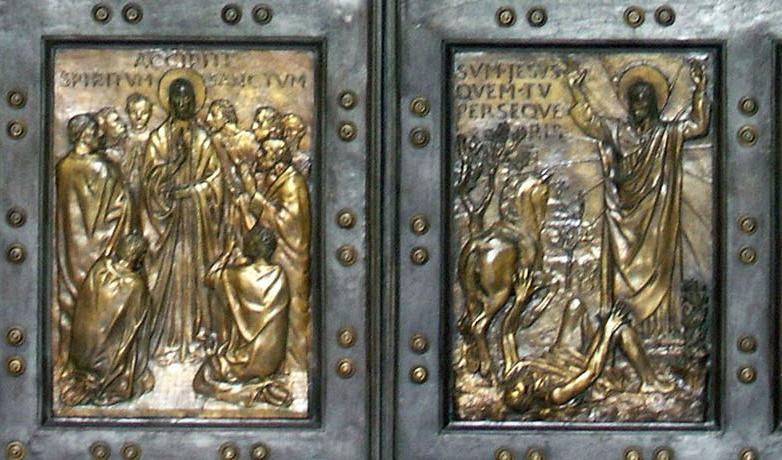 Heilige Pforte Petersdom Rom