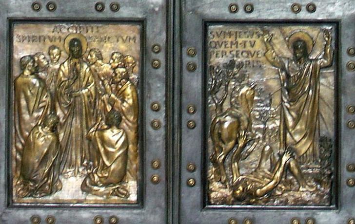 Heilige Pforte Petersdom Rom